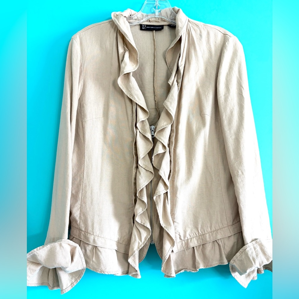 New York & Co., Cotton Elegant Jacket - Picture 6 of 15